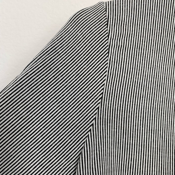 Urban Romantics • Neutral Pinstriped Buttoned Long Sleeve Shirt - Picture 5 of 13